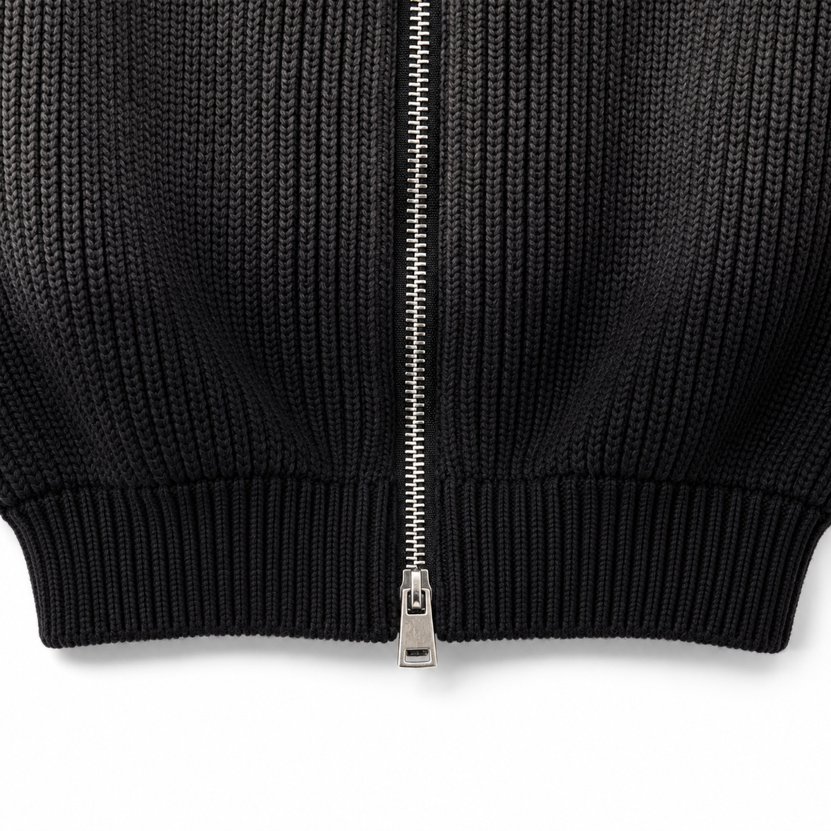 VOID ZIP Balaclava Knit Zip-Up