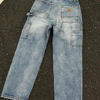 Carhartt WIP 'Double Knee' Wide-Leg Jeans