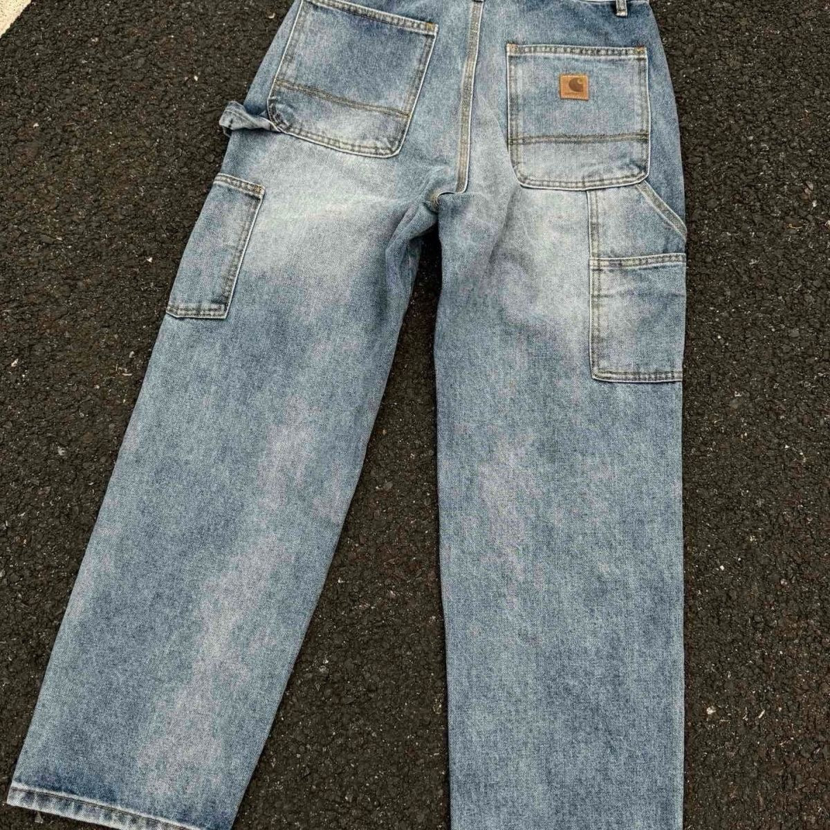 Carhartt WIP 'Double Knee' Wide-Leg Jeans