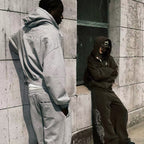 Badblood 'Gothic Script' Camo Baggy Sweatpants