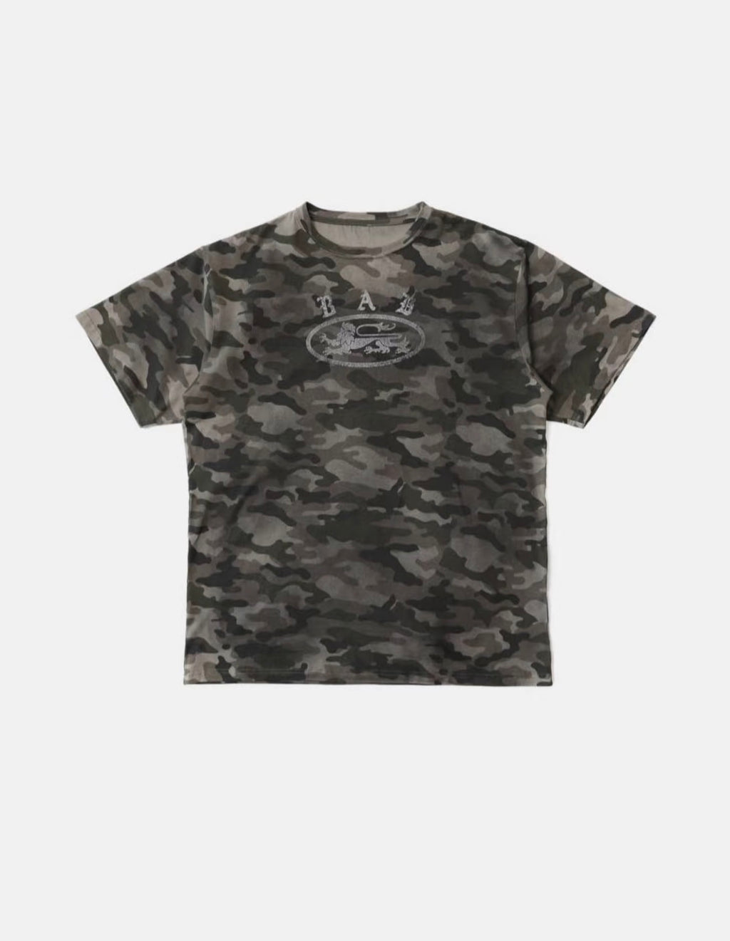 Badblood 'Gothic Crest' Camo Tee