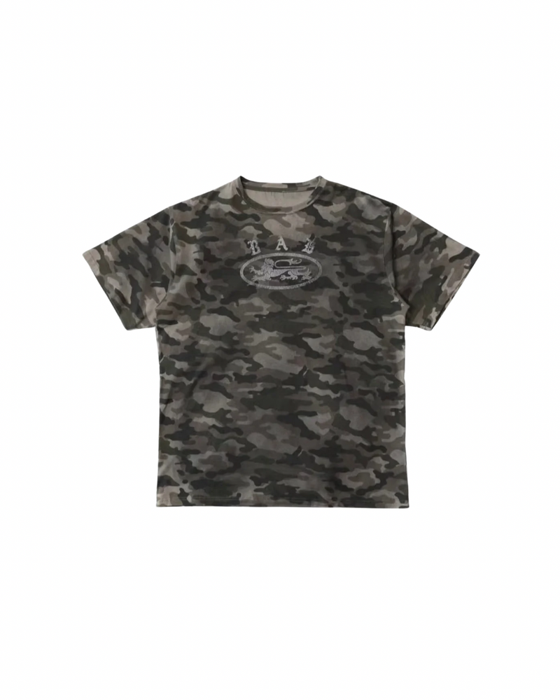 Badblood 'Gothic Crest' Camo Tee