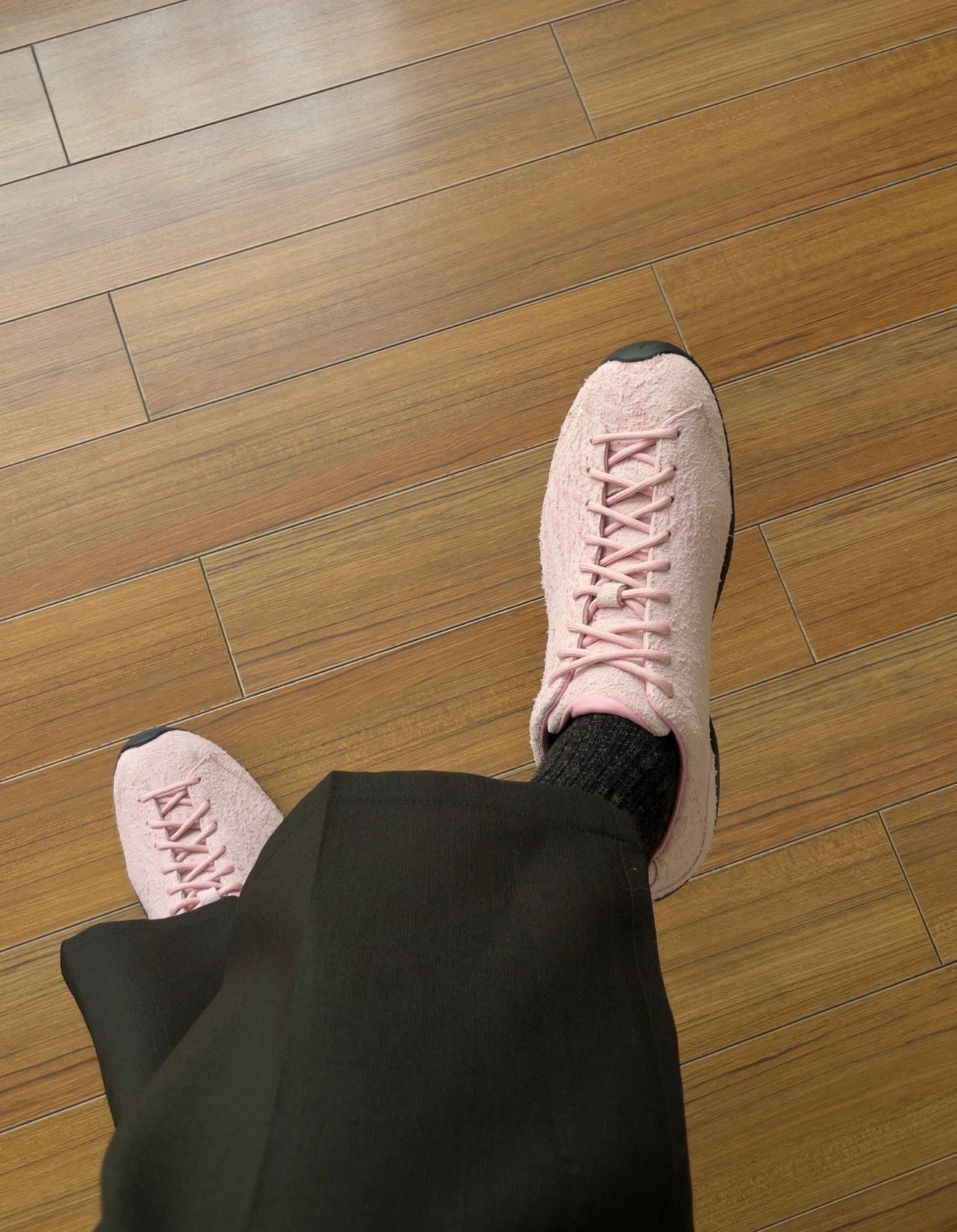 Diemme 'Possagno' Hairy Suede Pink Sneakers