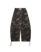 Badblood 'Gothic Script' Camo Baggy Sweatpants