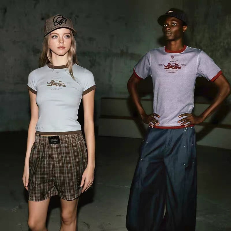Badblood 'Lion Trademark' Ringer Tee Series