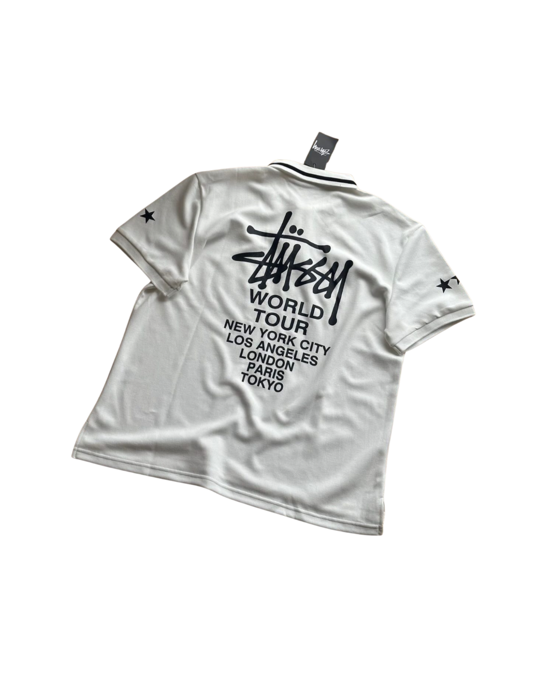 Stüssy 'World Tour' 8-Ball Polo Jersey
