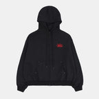 Badblood 'Gothic Crest' Camo Zip-Up Hoodie