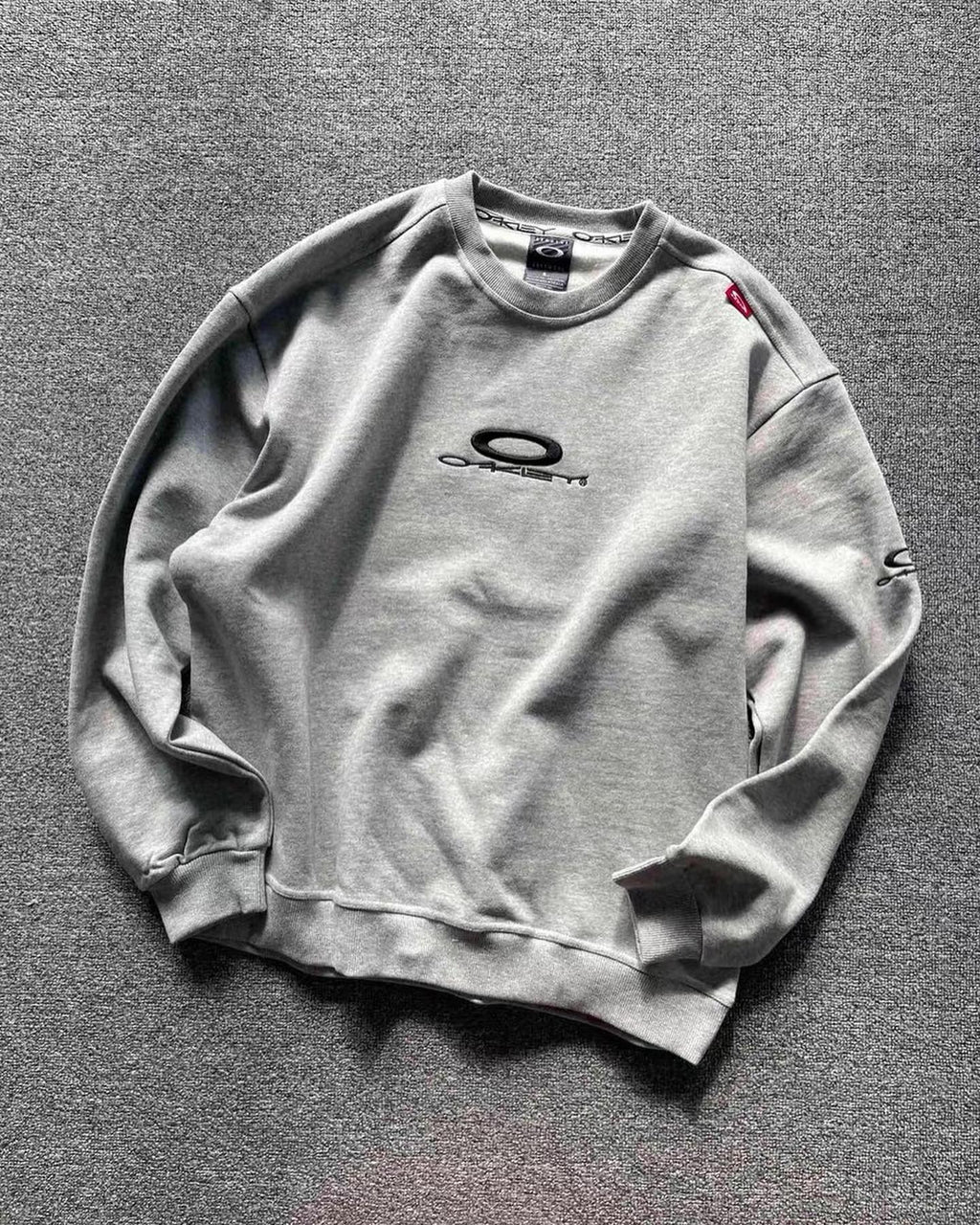 Oakley Y2K Embroidered Center Logo Crewneck