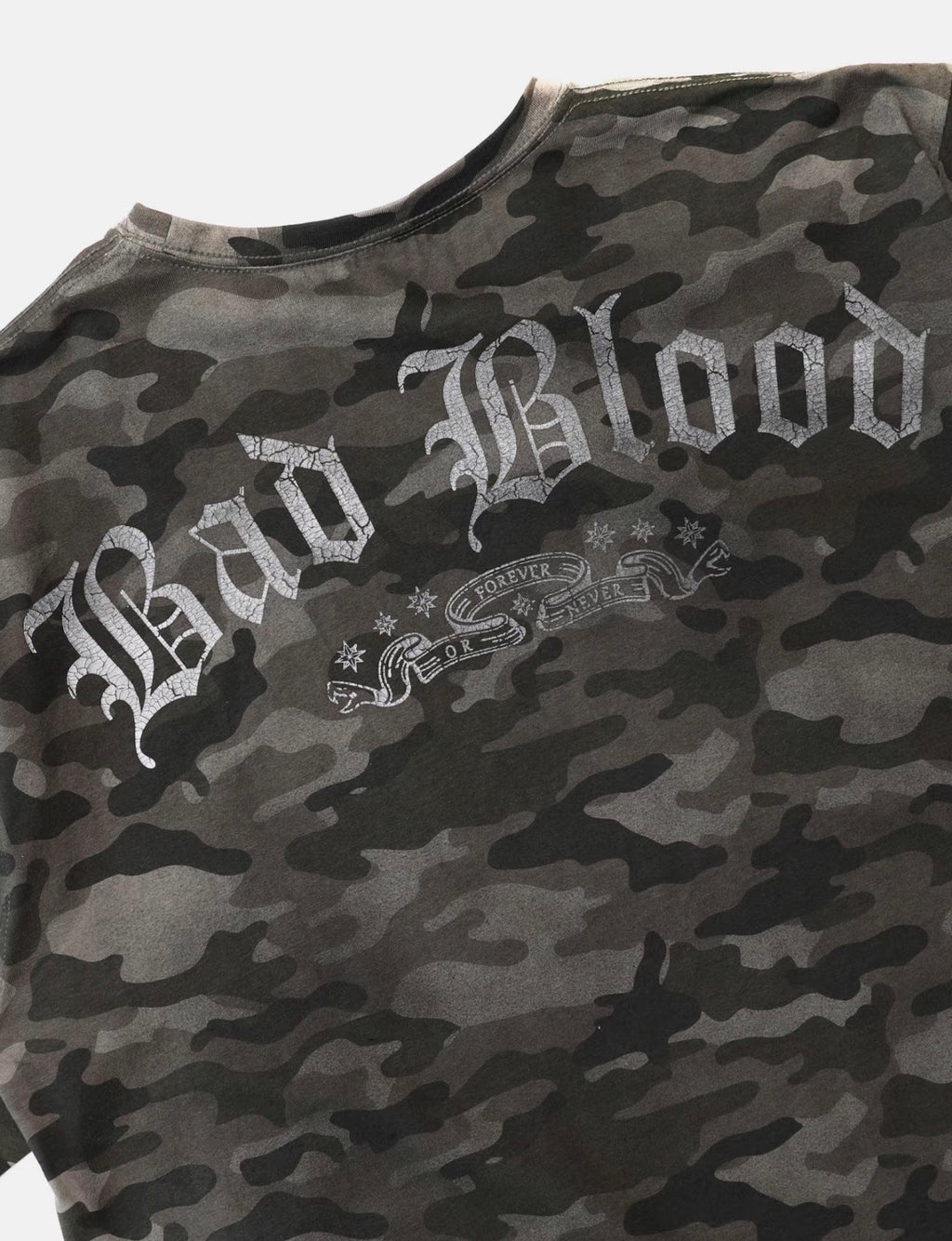 Badblood 'Gothic Crest' Camo Tee