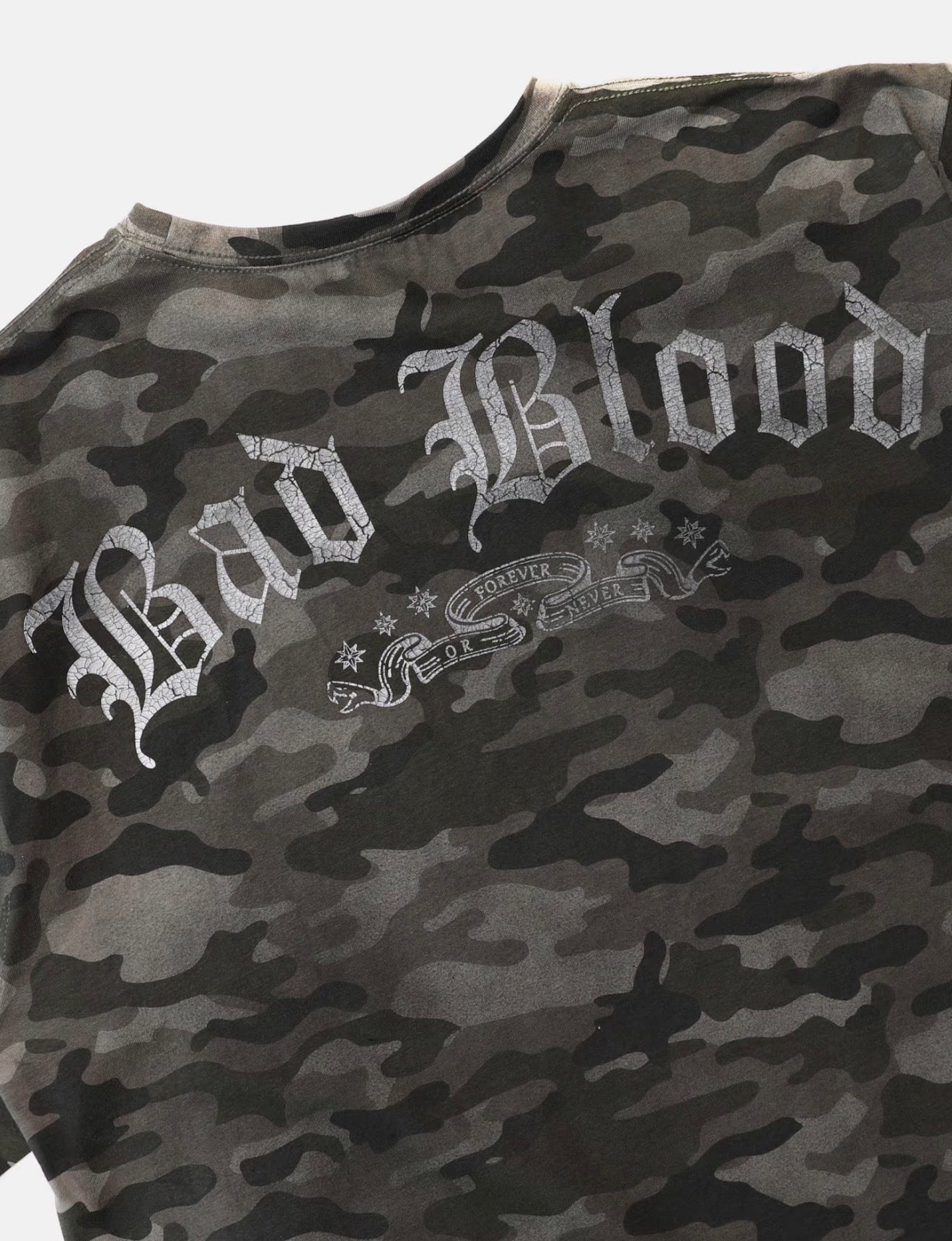 Badblood 'Gothic Crest' Camo Tee