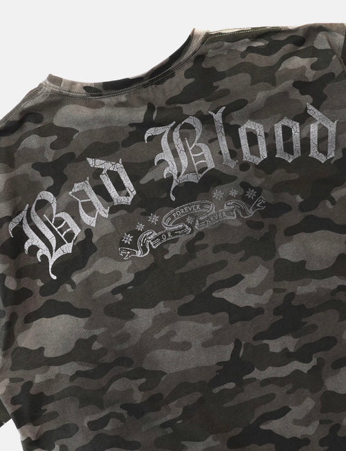 Badblood 'Gothic Crest' Camo Tee