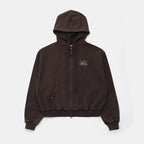 Badblood 'Gothic Crest' Camo Zip-Up Hoodie