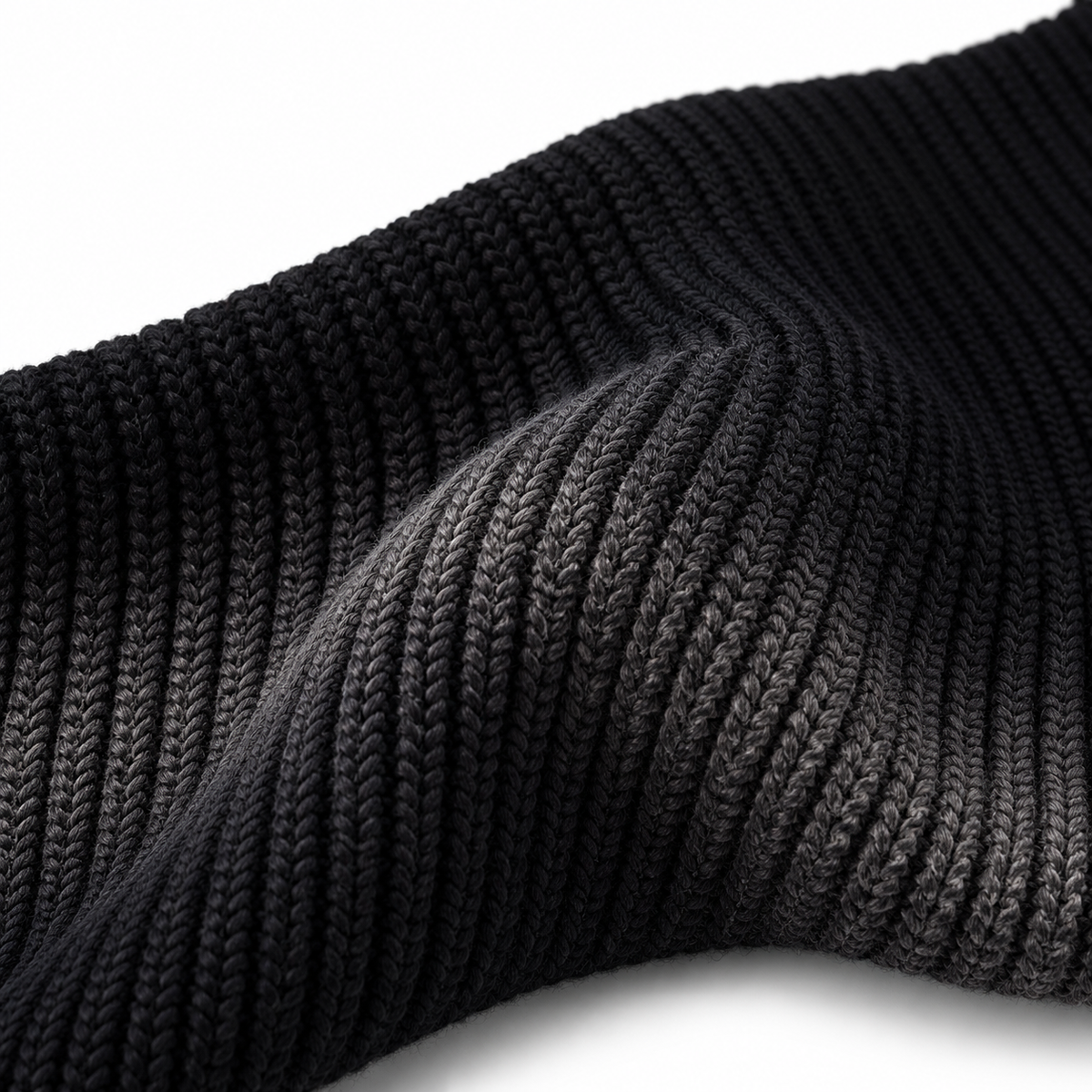 VOID ZIP Balaclava Knit Zip-Up