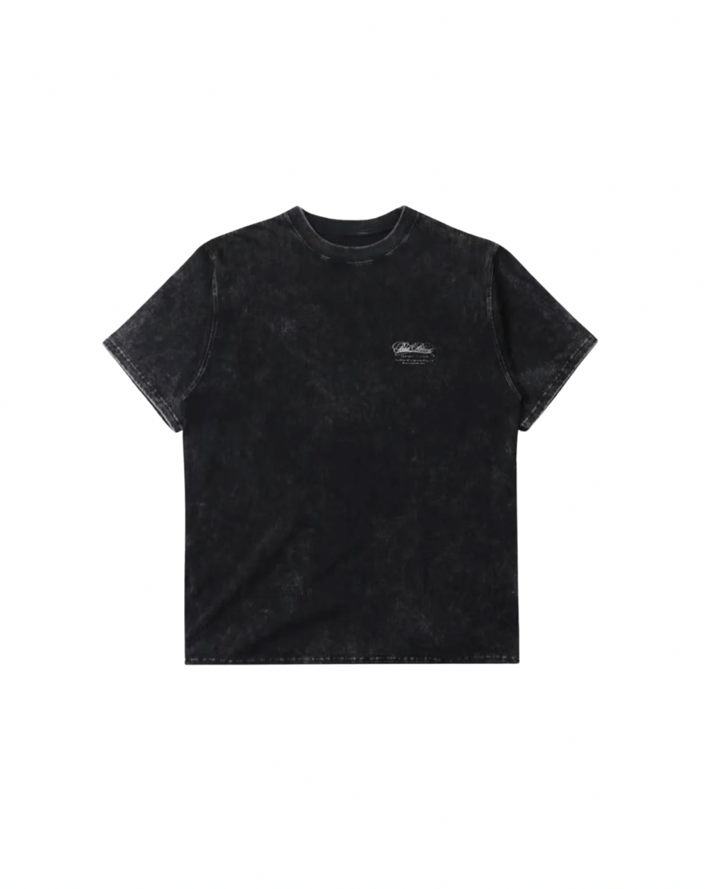 Badblood 'Script Logo' Acid Washed Tee