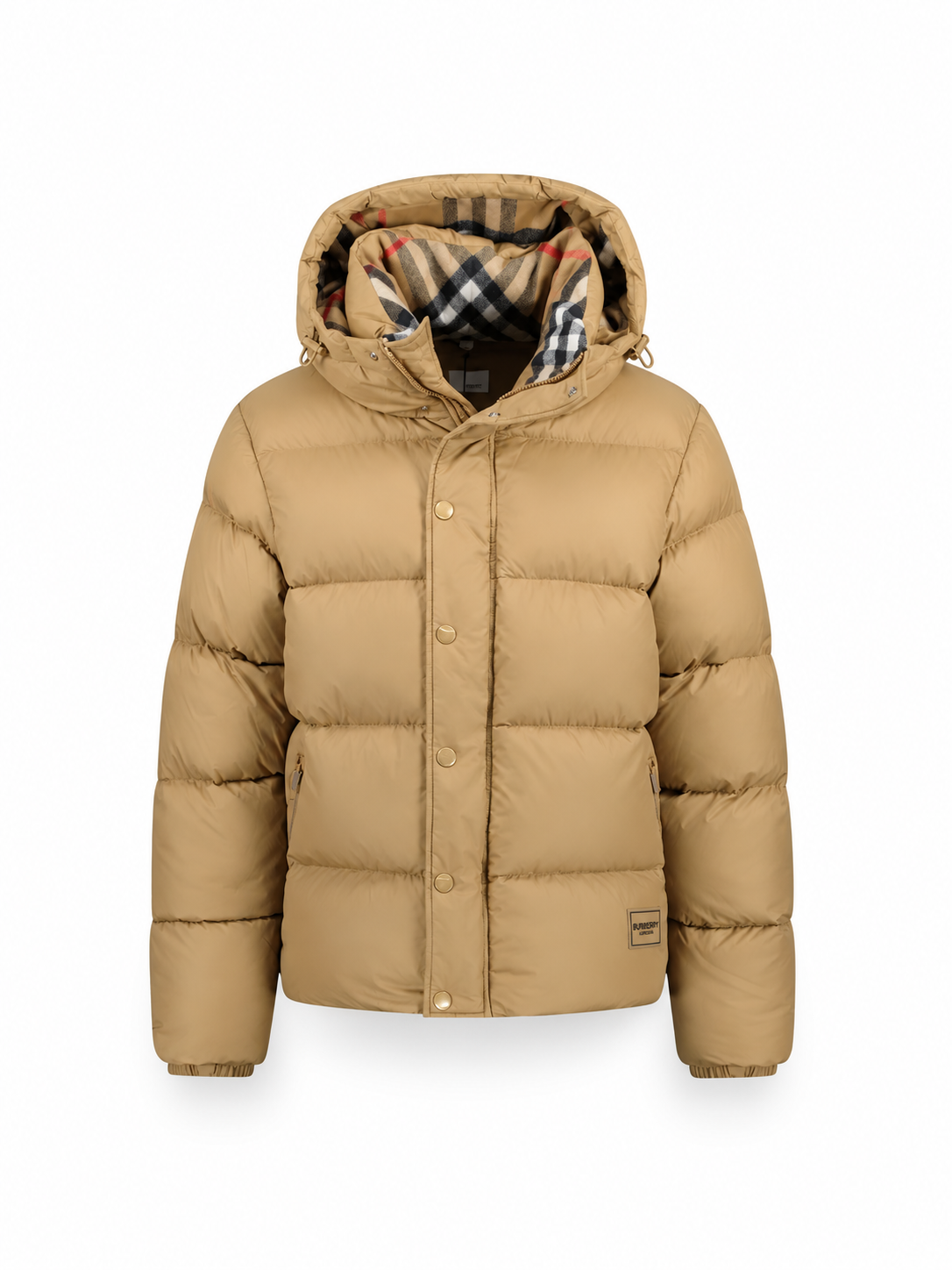 Burberry Check-Lined Puffer Jacket