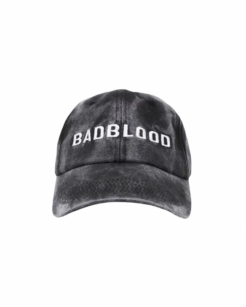 Badblood 'Spell-Out' Washed Ball Cap