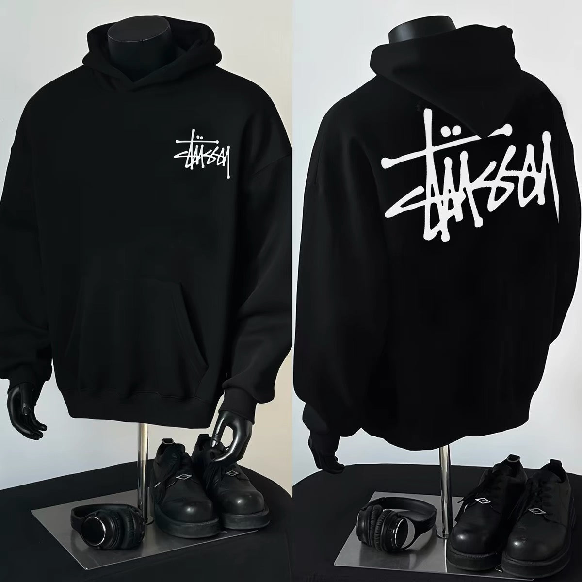 Stüssy 'Basic Logo' Heavyweight Hoodie