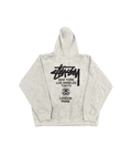 Stüssy 'World Tour' Heather Grey Hoodie