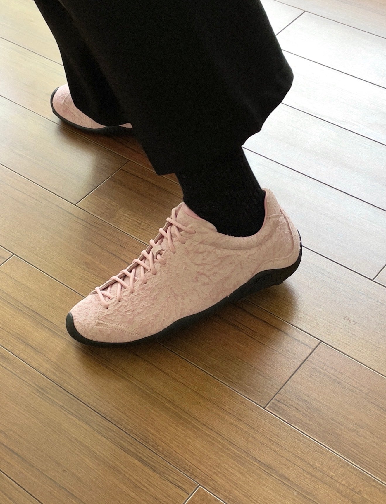 Diemme 'Possagno' Hairy Suede Pink Sneakers