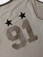 Badblood 'Varsity 91' Athletic Ringer Tee