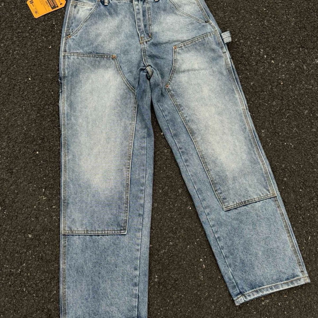 Carhartt WIP 'Double Knee' Wide-Leg Jeans