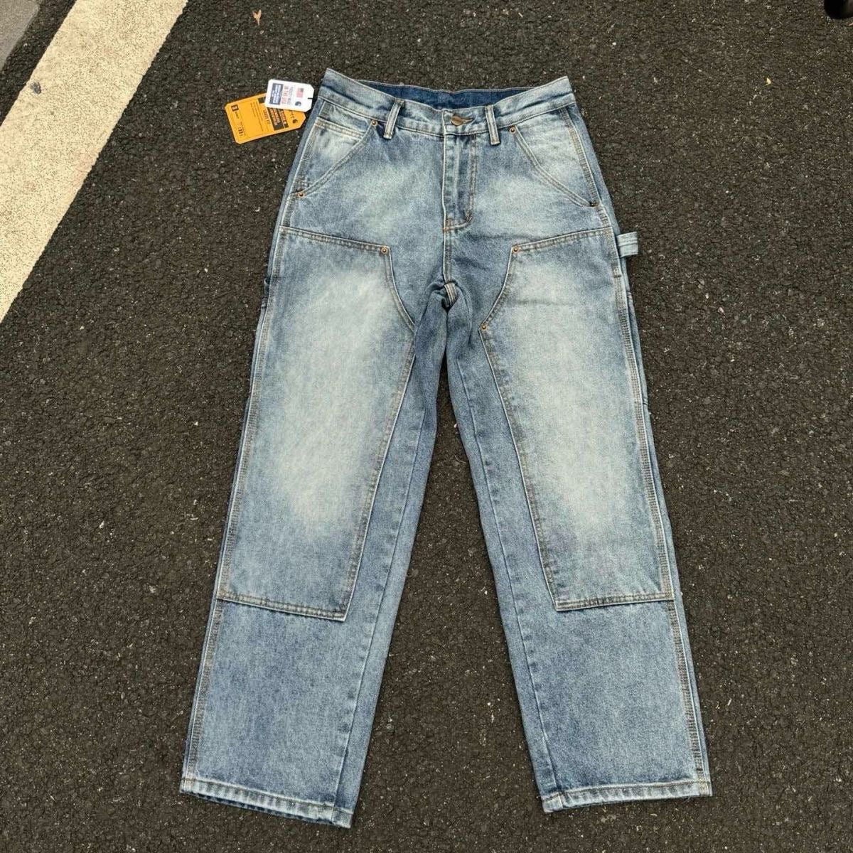 Carhartt WIP 'Double Knee' Wide-Leg Jeans