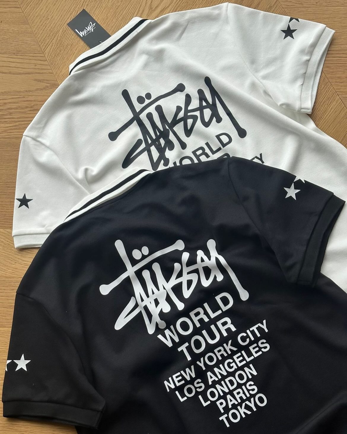 Stüssy 'World Tour' 8-Ball Polo Jersey