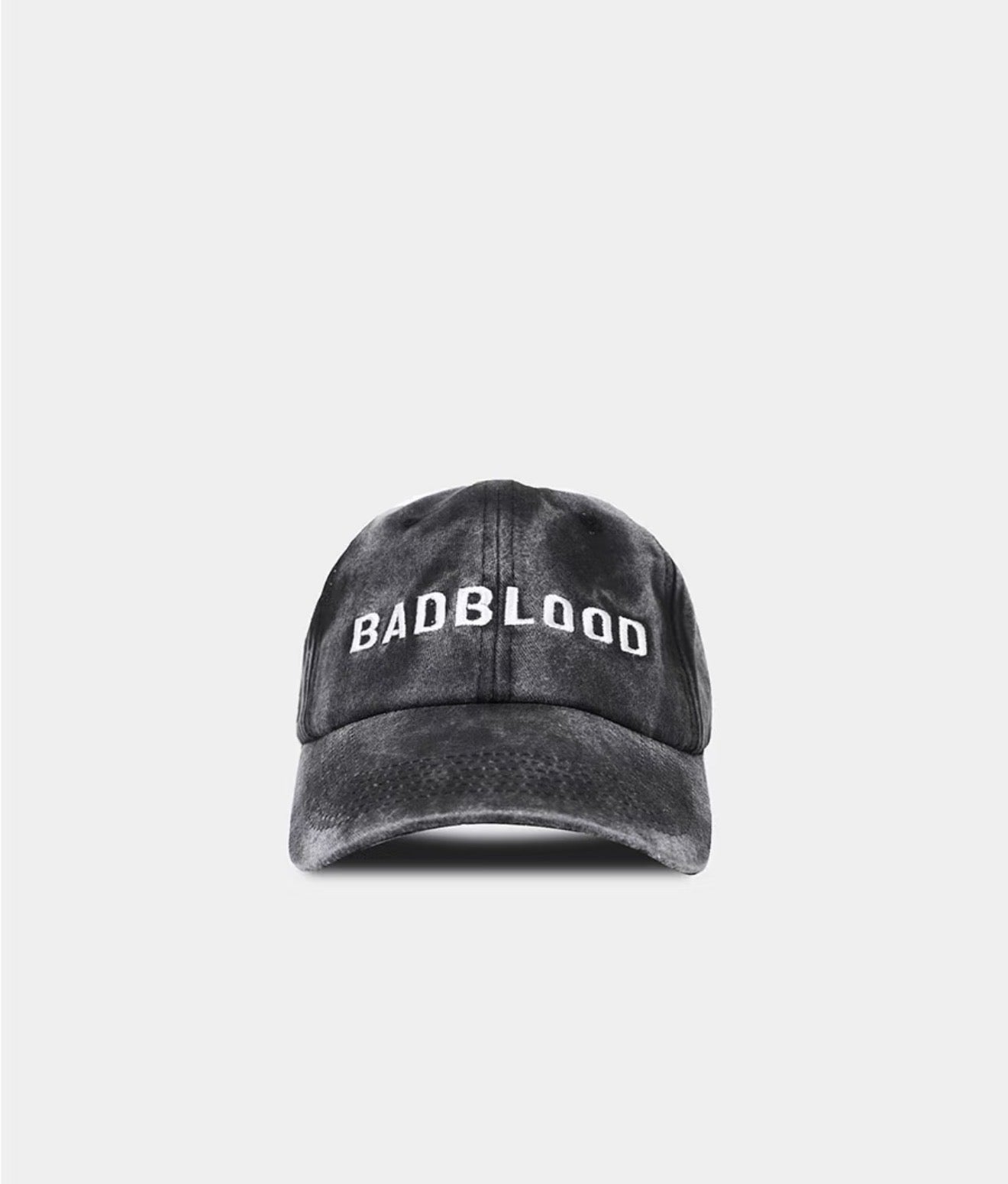 Badblood 'Spell-Out' Washed Ball Cap