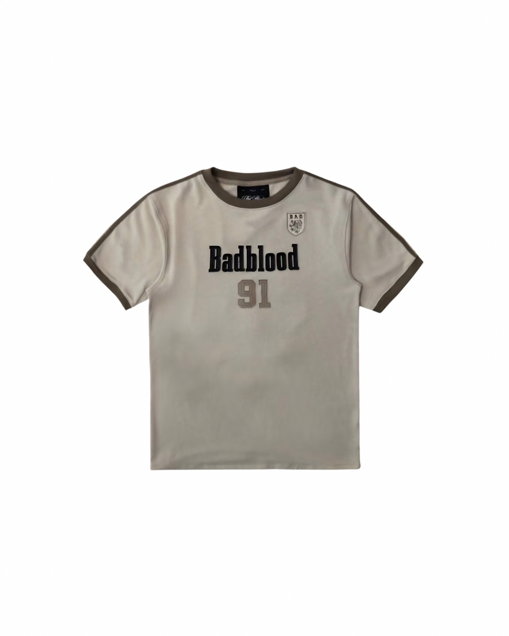 Badblood 'Varsity 91' Athletic Ringer Tee