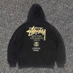 Stüssy 'World Tour' Heather Grey Hoodie